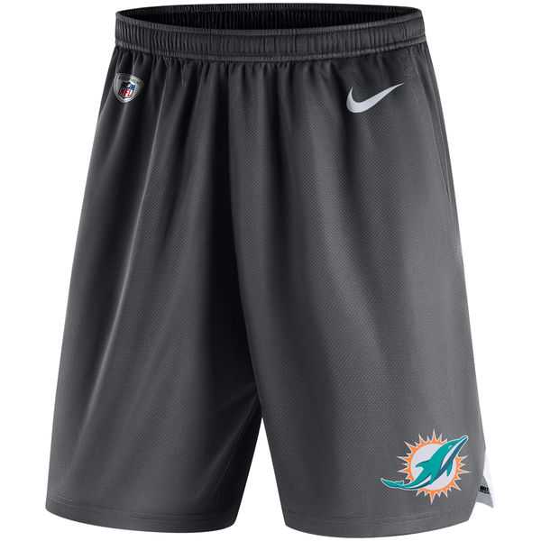 Men's Miami Dolphins Nike Charcoal Knit Performance Shorts,We sell and wholesale Men's Miami Dolphins Nike Charcoal Knit Performance Shorts on line form chian!